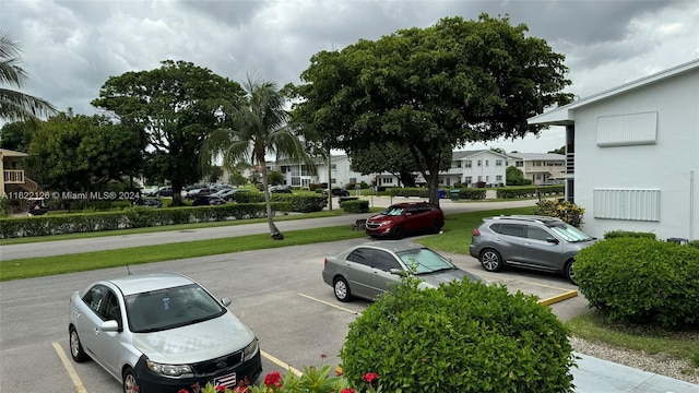 view of vehicle parking