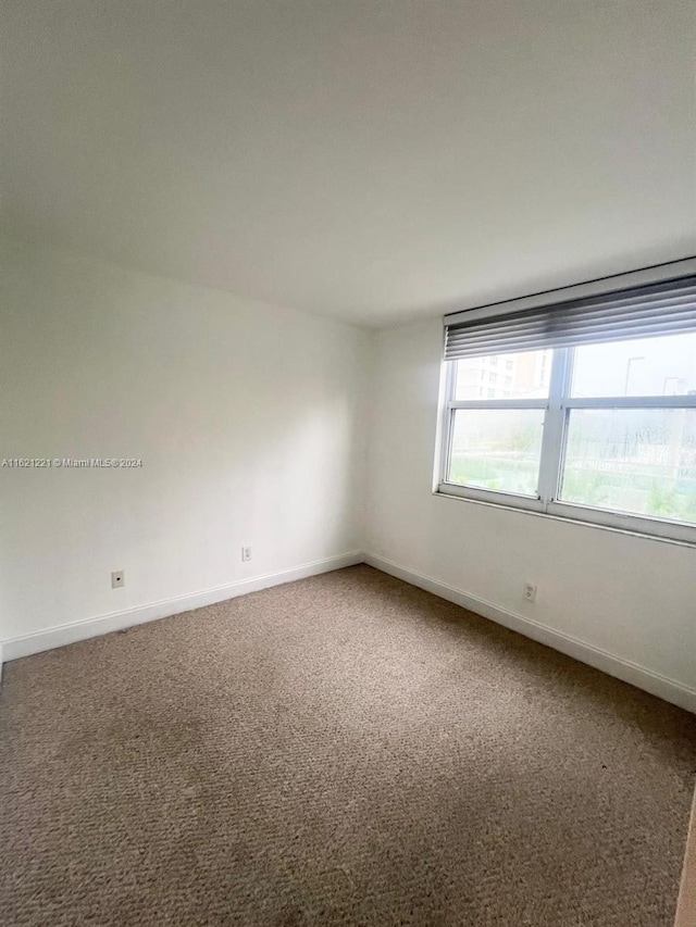 empty room featuring carpet