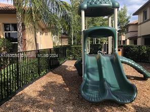 view of jungle gym