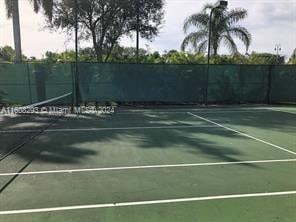 view of tennis court