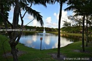 view of water feature