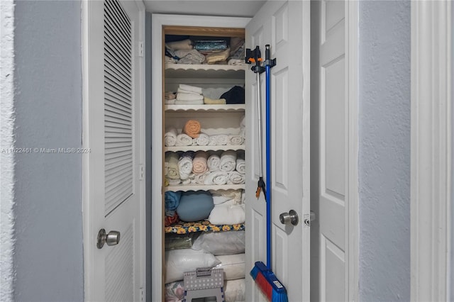 view of closet