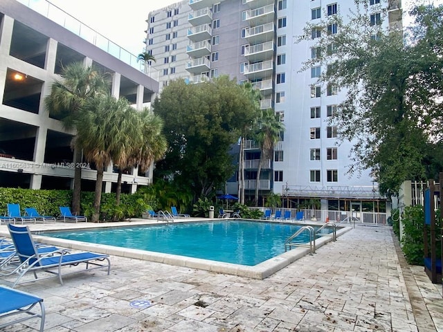 view of pool