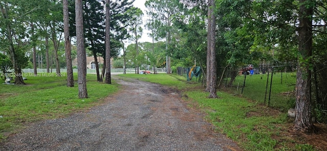 view of road