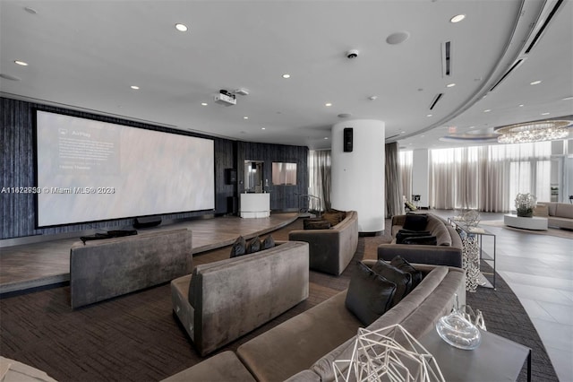 view of home theater