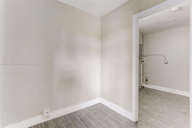 interior space with light wood-type flooring