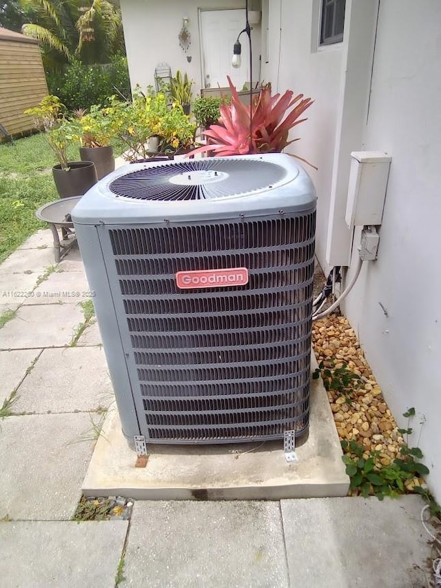 6474 SW 26th St, Miramar, FL 33023 - exterior view of central AC unit and stucco siding
