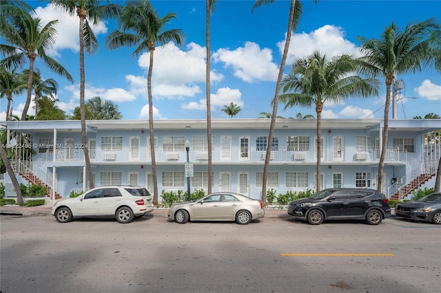 635 8th St Unit 205, Miami Beach, FL 33139 - view of building exterior with stairs