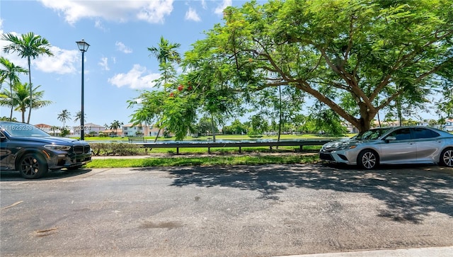 view of parking / parking lot