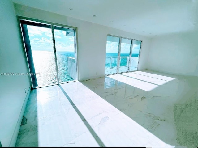 2030 S Ocean Dr Unit 2220, Hallandale Beach, FL 33009 - empty room with marble tiled floors