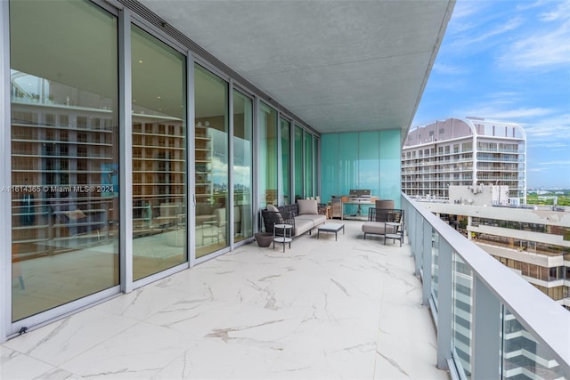 balcony with outdoor lounge area