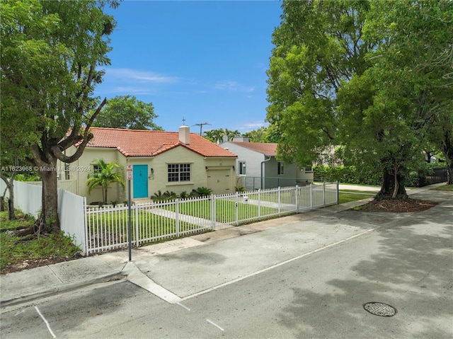 view of front of home