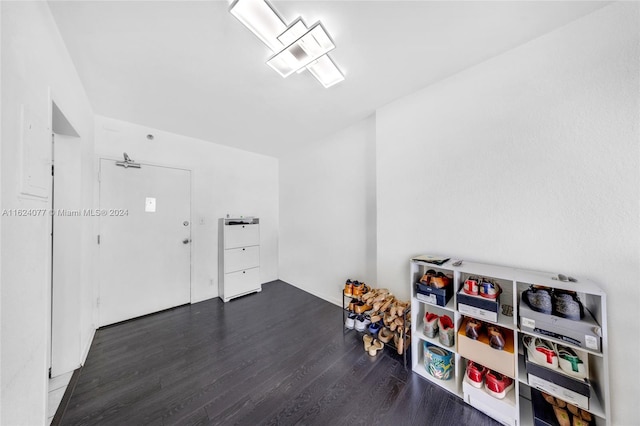 interior space featuring hardwood / wood-style flooring