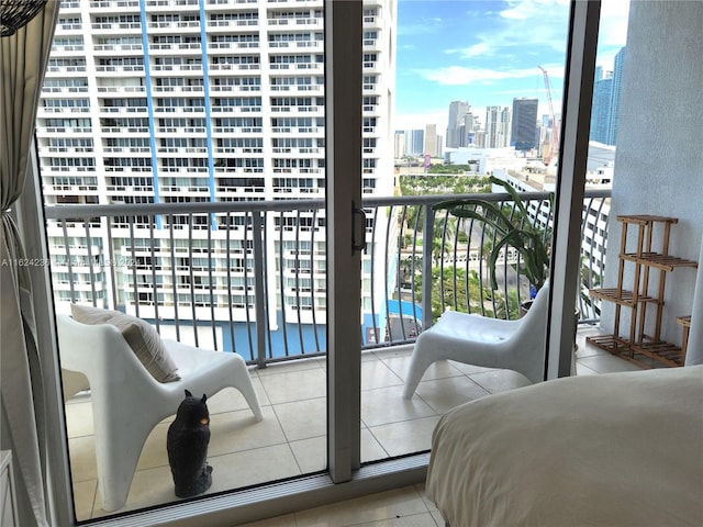 1750 N Bayshore Dr Unit 1204, Miami, FL 33132 - balcony featuring a city view