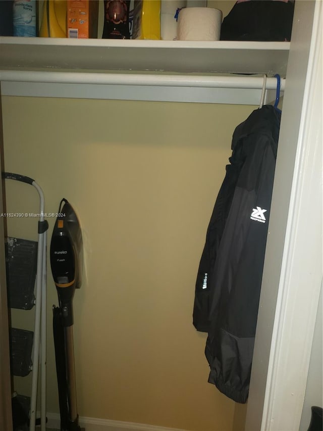 view of closet