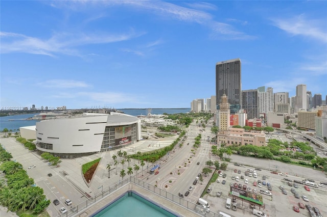888 Biscayne Blvd Unit 1805, Miami, FL 33132 - exterior space with a city view