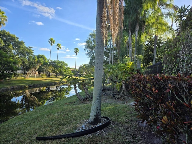 view of water feature