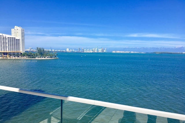 view of water feature