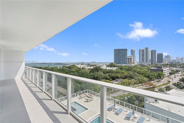 4250 Biscayne Blvd Unit 1018, Miami, FL 33137 - balcony with a view of skyline