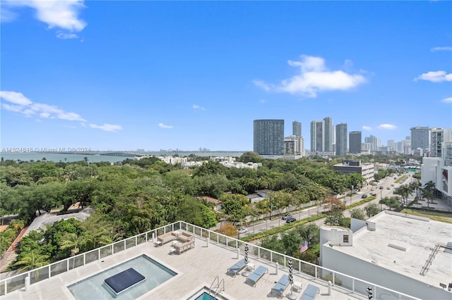 4250 Biscayne Blvd Unit 1018, Miami, FL 33137 - drone / aerial view of skyline and a large body of water