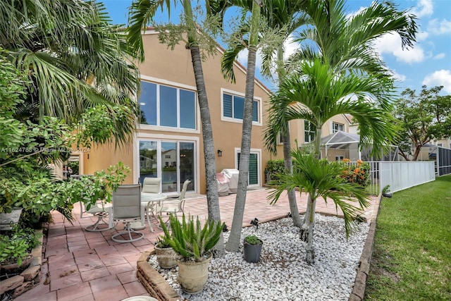 view of patio / terrace with grilling area and french doors