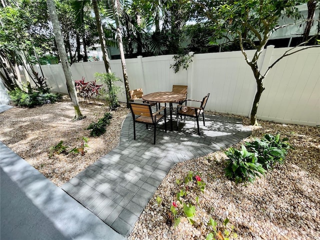 view of patio