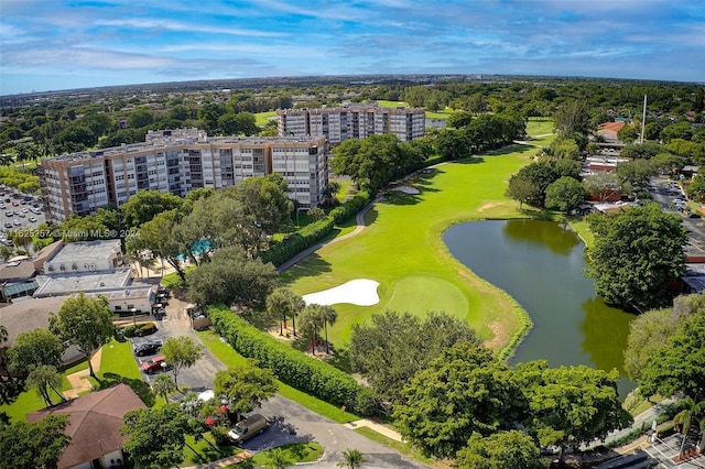 1000 Saint Charles Pl Unit 522, Pembroke Pines, FL 33026 - aerial view of apartment complex, a large body of water, and a local golf course