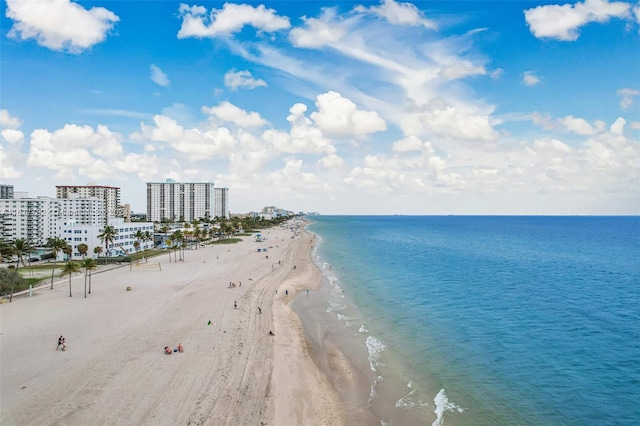 water view with a beach view