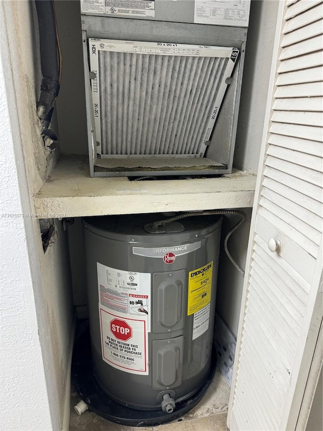 utilities with electric water heater