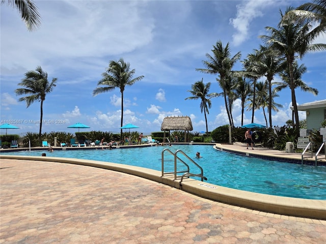 view of swimming pool