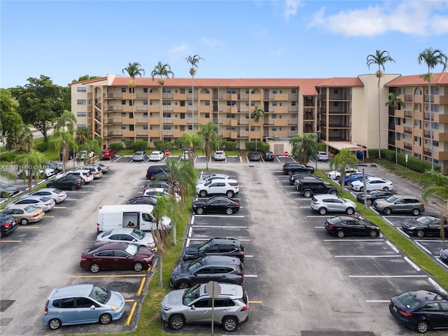 view of parking / parking lot