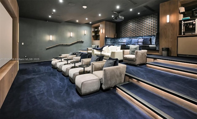 480 NE 31st St Unit 1005, Miami, FL 33137 - carpeted cinema featuring recessed lighting