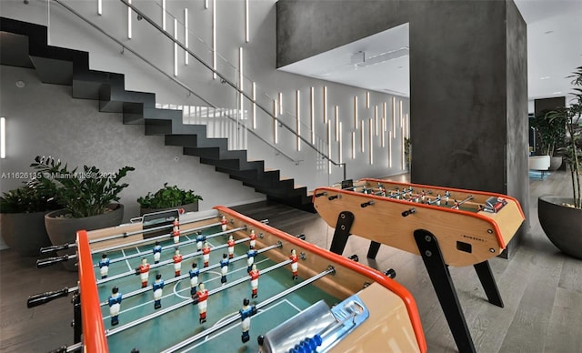 480 NE 31st St Unit 1005, Miami, FL 33137 - playroom featuring a high ceiling