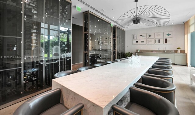 480 NE 31st St Unit 1005, Miami, FL 33137 - bar area featuring a sink and recessed lighting