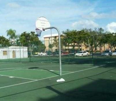 view of basketball court