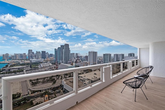 1717 N Bayshore Dr Unit A-3755, Miami, FL 33132 - balcony with a city view