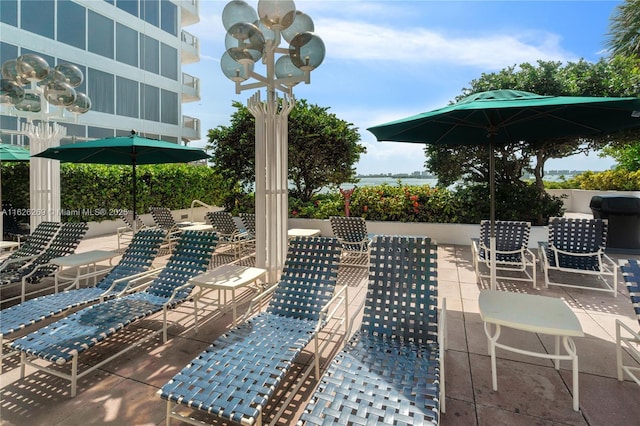1717 N Bayshore Dr Unit A-3755, Miami, FL 33132 - view of patio