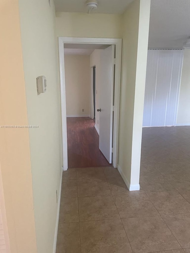 hall featuring hardwood / wood-style flooring