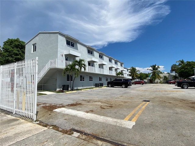 view of property with cooling unit