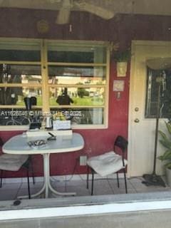 view of dining space