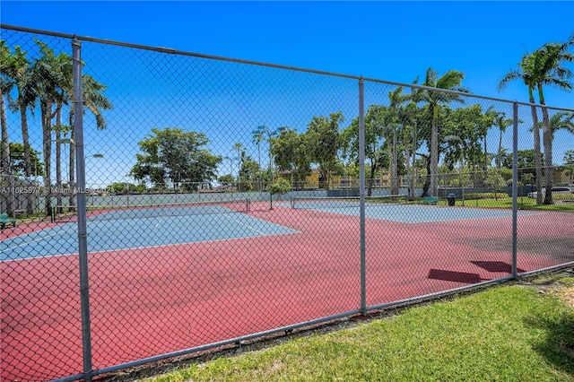 view of sport court