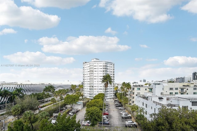 exterior space featuring a view of city and uncovered parking