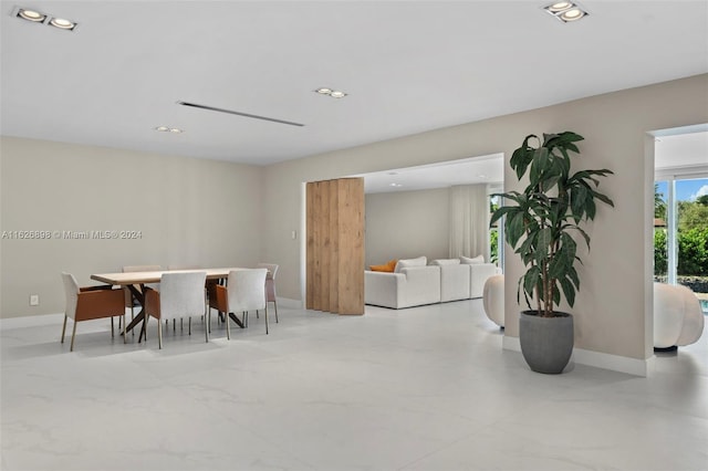 7000 SW 125th St, Pinecrest, FL 33156 - dining room with baseboards and recessed lighting