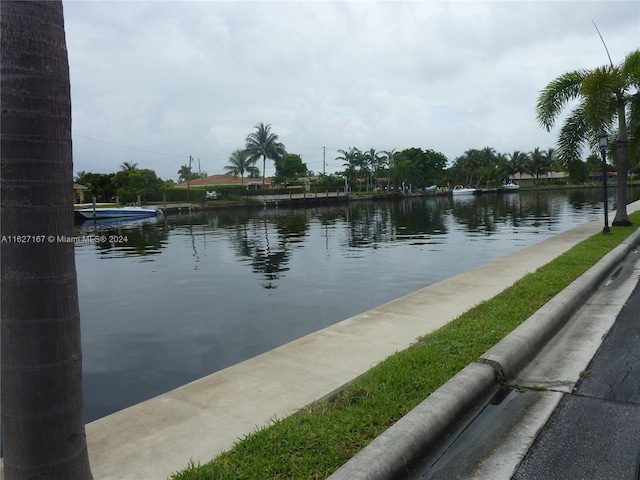 view of water feature