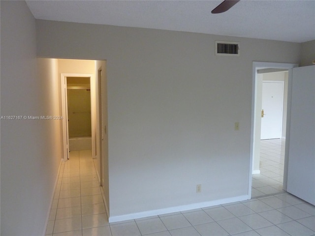 view of tiled empty room