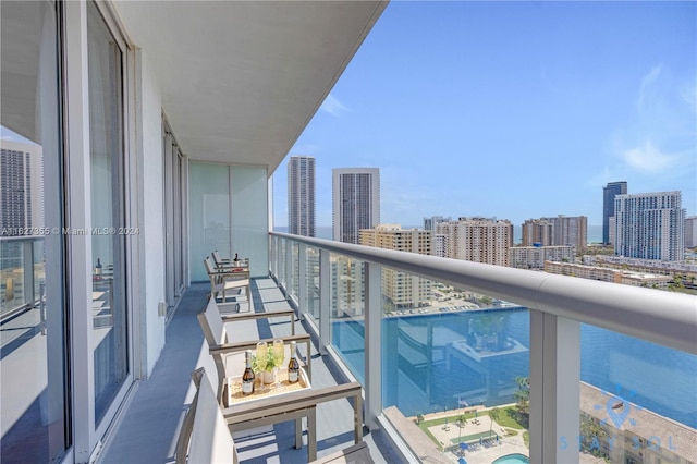 2602 E Hallandale Beach Blvd Unit R2009, Hallandale Beach, FL 33009 - balcony with a city view