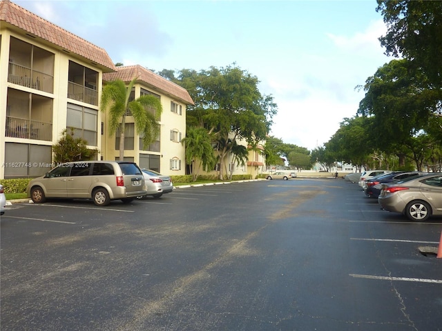 view of car parking