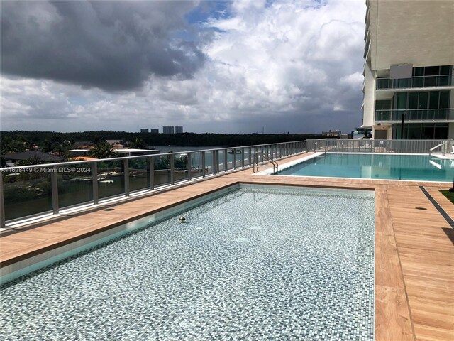 view of pool