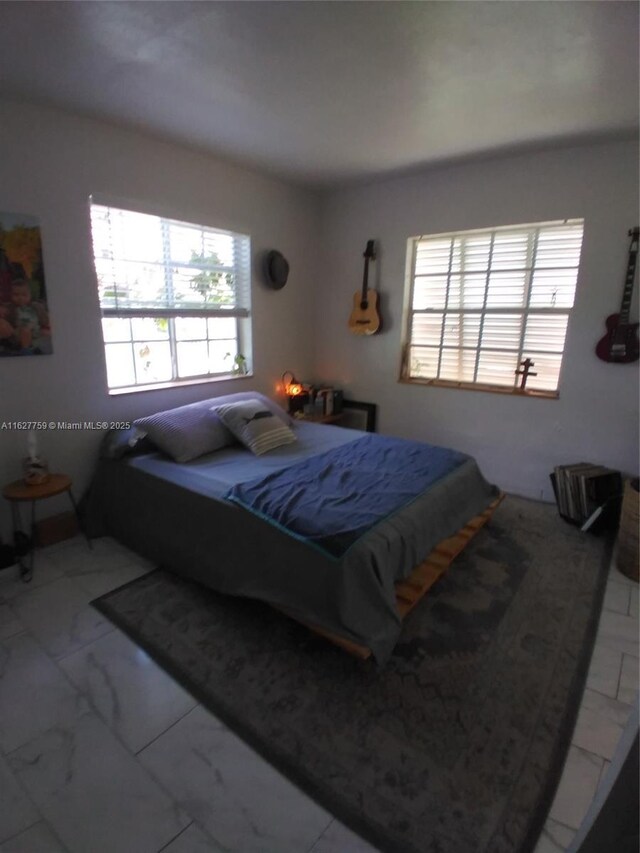 view of tiled bedroom