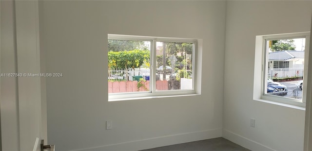 view of empty room